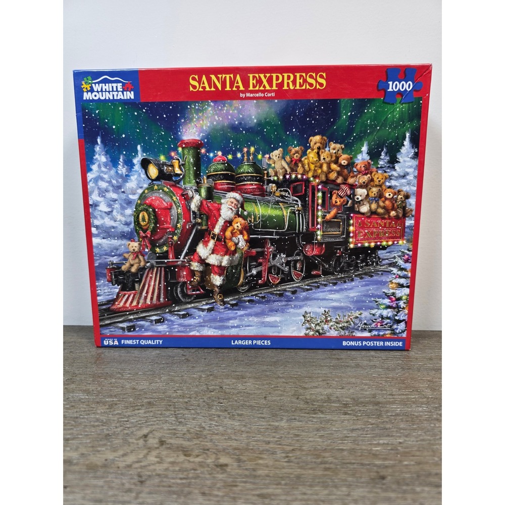 Santa Express - 1000 Piece Jigsaw Puzzle by White Mountain 2024